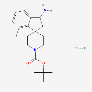 Tert-Butyl3-Amino-7-Methyl-2,3-Dihydrospiro[Indene-1,4'-Piperidine]-1'-Carboxylate Hydrochloride