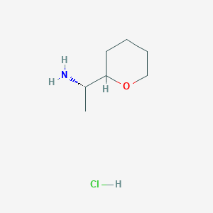 (1S)-1-(Tetrahydro-2H-pyran-2-YL)ethan-1-amine hcl