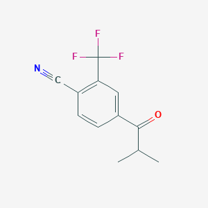 4-Isobutyryl-2-(trifluoromethyl)benzonitrile