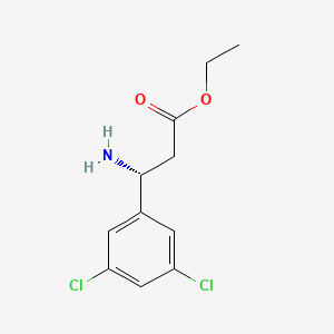 (R)-Ethyl 3-amino-3-(3,5-dichlorophenyl)propanoate