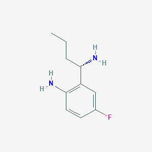 (S)-2-(1-Aminobutyl)-4-fluoroaniline2hcl