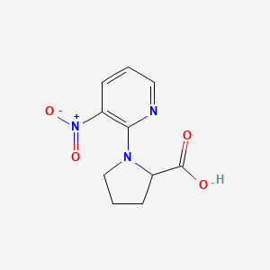 1-(3-nitropyridin-2-yl)pyrrolidine-2-carboxylic Acid