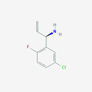 (1R)-1-(5-Chloro-2-fluorophenyl)prop-2-enylamine