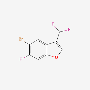 5-Bromo-3-(difluoromethyl)-6-fluorobenzofuran