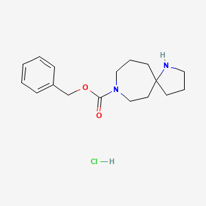 Benzyl 1,8-diazaspiro[4.6]undecane-8-carboxylate hcl