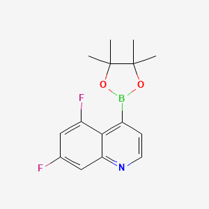 5,7-Difluoro-4-(4,4,5,5-tetramethyl-1,3,2-dioxaborolan-2-YL)quinoline