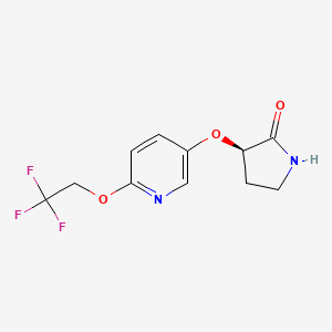 (R)-3-((6-(2,2,2-Trifluoroethoxy)pyridin-3-YL)oxy)pyrrolidin-2-one