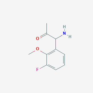 1-Amino-1-(3-fluoro-2-methoxyphenyl)acetone