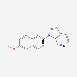 7-Methoxy-3-(1H-pyrrolo[2,3-C]pyridin-1-YL)isoquinoline