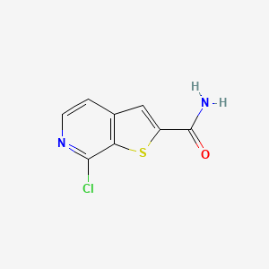 7-Chlorothieno[2,3-c]pyridine-2-carboxamide