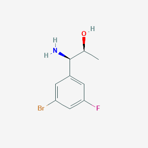 (1R,2S)-1-Amino-1-(3-bromo-5-fluorophenyl)propan-2-OL