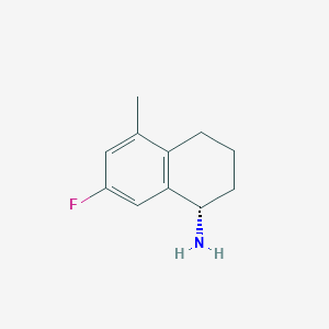 (S)-7-Fluoro-5-methyl-1,2,3,4-tetrahydronaphthalen-1-amine