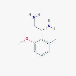 1-(2-Methoxy-6-methylphenyl)ethane-1,2-diamine