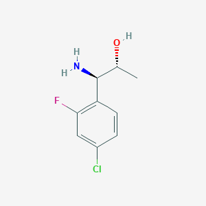 (1R,2R)-1-Amino-1-(4-chloro-2-fluorophenyl)propan-2-OL