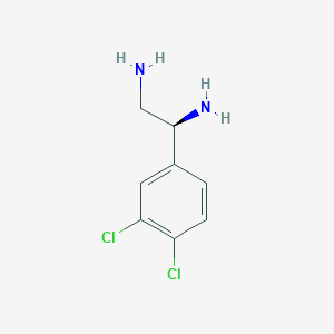 (1S)-1-(3,4-Dichlorophenyl)ethane-1,2-diamine