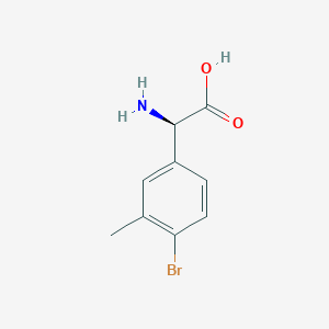 (R)-2-Amino-2-(4-bromo-3-methylphenyl)aceticacidhcl