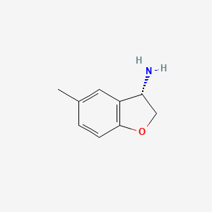 (3S)-5-Methyl-2,3-dihydro-1-benzofuran-3-amine