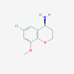 (S)-6-Chloro-8-methoxychroman-4-amine