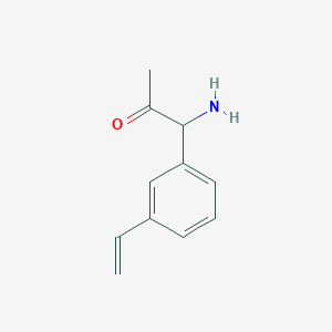 1-Amino-1-(3-ethenylphenyl)propan-2-one