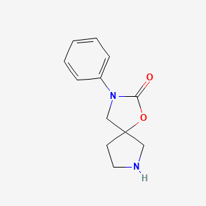 3-Phenyl-1-oxa-3,7-diazaspiro[4.4]nonan-2-one