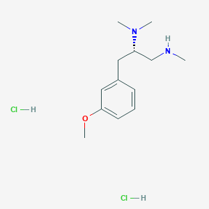 (S)-3-(3-Methoxyphenyl)-N1,N2,N2-trimethylpropane-1,2-diamine 2hcl