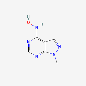 4-(hydroxyamino)-1-methyl-1H-pyrazolo[3,4-d]pyrimidine