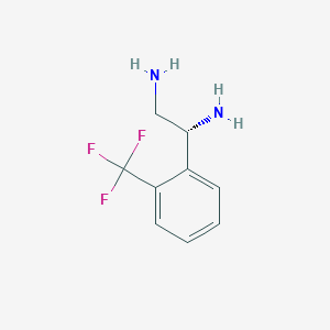 (1R)-1-[2-(Trifluoromethyl)phenyl]ethane-1,2-diamine