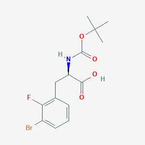 N-Boc-3-bromo-2-fluoro-D-phenylalanine