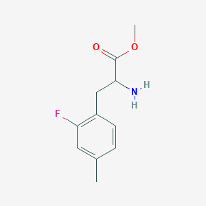 (S)-2-Amino-3-(2-fluoro-4-methyl-phenyl)-propionic acid methyl ester