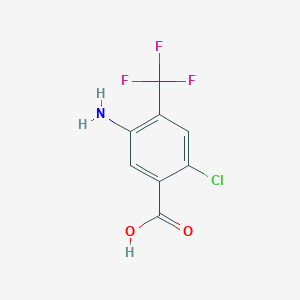 5-Amino-2-chloro-4-(trifluoromethyl)benzoic acid