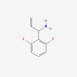 1-(2,6-Difluorophenyl)prop-2-EN-1-amine