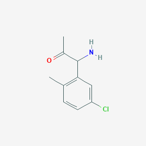 1-Amino-1-(5-chloro-2-methylphenyl)acetone