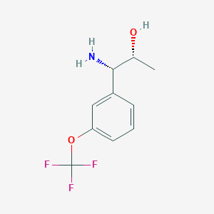 (1S,2R)-1-Amino-1-[3-(trifluoromethoxy)phenyl]propan-2-OL