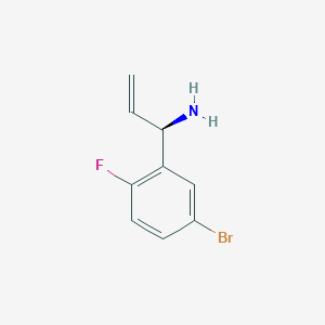 (1R)-1-(5-Bromo-2-fluorophenyl)prop-2-enylamine