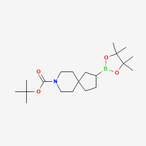 Tert-butyl 2-(4,4,5,5-tetramethyl-1,3,2-dioxaborolan-2-YL)-8-azaspiro[4.5]decane-8-carboxylate