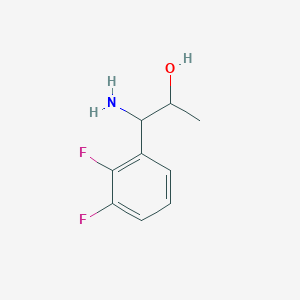 1-Amino-1-(2,3-difluorophenyl)propan-2-OL