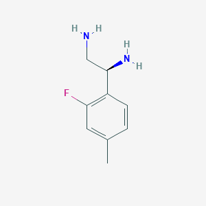 (1S)-1-(2-fluoro-4-methylphenyl)ethane-1,2-diamine