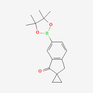 6'-(4,4,5,5-Tetramethyl-1,3,2-dioxaborolan-2-YL)spiro[cyclopropane-1,2'-inden]-1'(3'H)-one