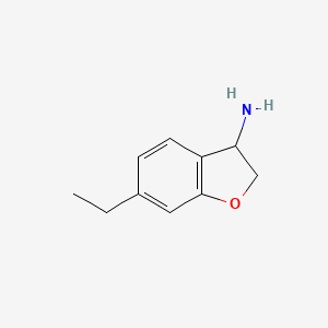 6-Ethyl-2,3-dihydro-1-benzofuran-3-amine