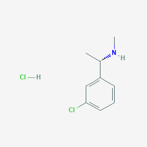 (S)-1-(3-Chlorophenyl)-N-methylethan-1-amine hcl