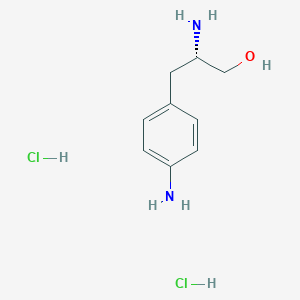 (2S)-2-amino-3-(4-aminophenyl)propan-1-ol;dihydrochloride