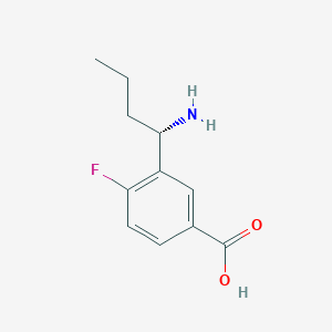 (S)-3-(1-Aminobutyl)-4-fluorobenzoicacidhcl