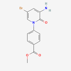 Methyl 4-(3-amino-5-bromo-2-oxopyridin-1(2H)-YL)benzoate