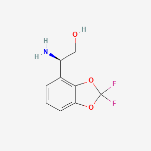 (R)-2-Amino-2-(2,2-difluorobenzo[D][1,3]dioxol-4-YL)ethan-1-OL