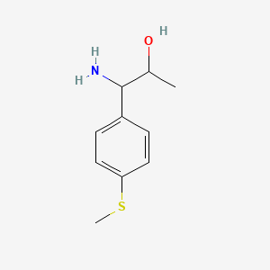 1-Amino-1-(4-methylthiophenyl)propan-2-OL