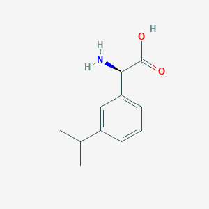 (2R)-2-Amino-2-[3-(methylethyl)phenyl]acetic acid