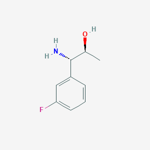 (1S,2S)-1-Amino-1-(3-fluorophenyl)propan-2-OL