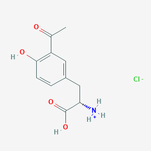 molecular formula C11H14ClNO4 B130444 3-乙酰-L-酪氨酸盐酸盐 CAS No. 32404-28-7