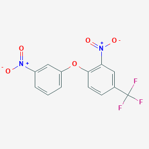 2-Nitro-1-(3-nitrophenoxy)-4-(trifluoromethyl)benzene