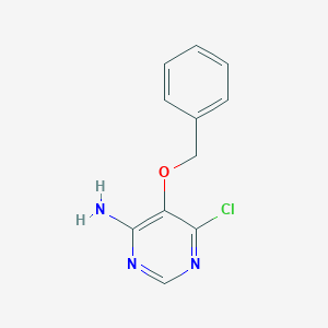 5-(Benzyloxy)-6-chloropyrimidin-4-amine